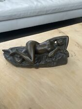 Ancienne sculpture statue en bronze signé Pradier femme nue