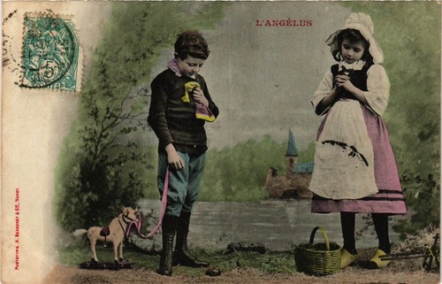 Cpa bergeret l angelus - ak, a.bergeret