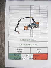 Platine USB & RJ45 pour PACKARD BELL EASYNOTE TJ65