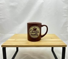 Maison du Monde mug "Chocolate Quality" marron céramique  9,5 x 8 cm env