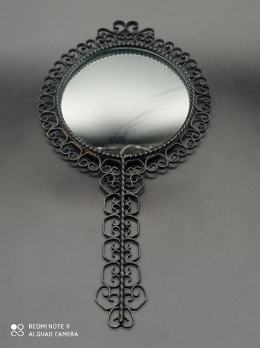 Ancien miroir fer - en, ou
