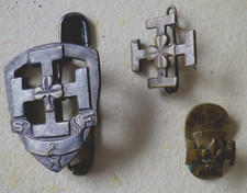 3 insignes Scout trèfle Decat