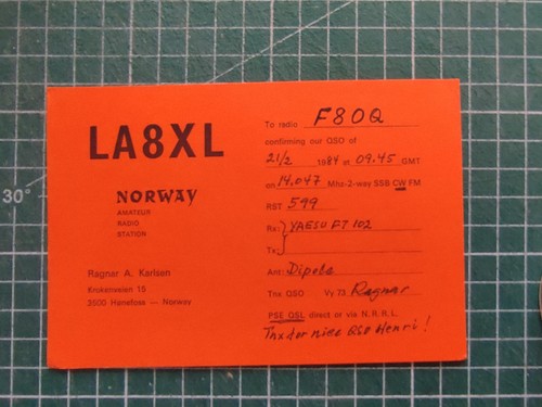 Br0944 carte radio - radio, qsl