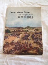 Gettysburg vintage book Human