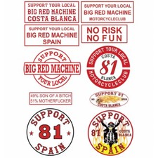 01 Hells Angels 10 sticker set