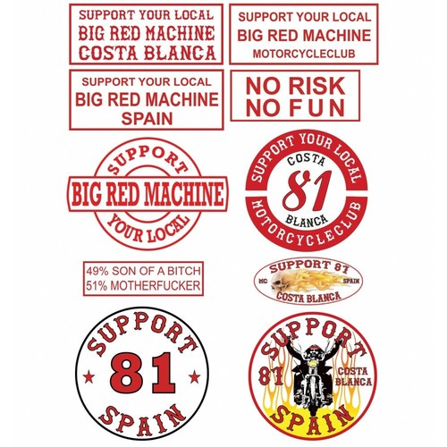 Hells angels sticker - sticker, set