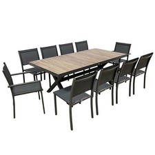 Table de jardin en aluminium