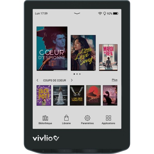Liseuse ebook vivlio - liseuse,