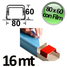 Goulotte complète 80x60mm