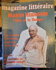 MAGAZINE LITTERAIRE N°235. MARTIN HEIDEGGER. 1986.