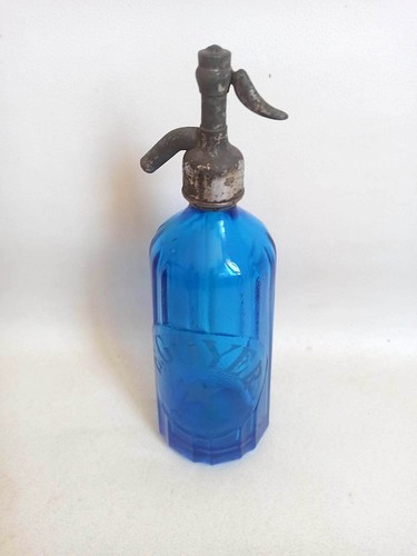 Bouteille siphon bleu - bouteille,