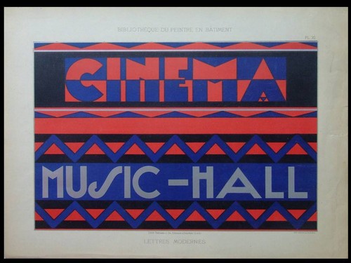 Cinema music hall 1930 - cinema, music-hall