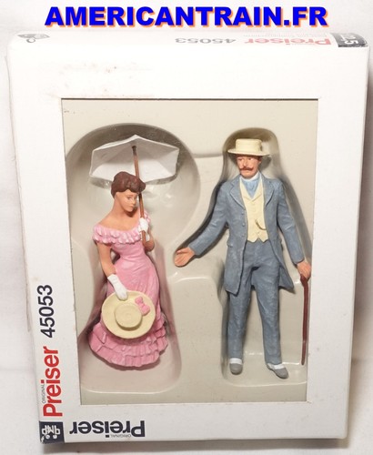 Figurines couple avec - , ombrelle