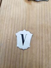  chiffres Romain Métal émaillé Bombé carillon pendule horloge clock Chiffre 5