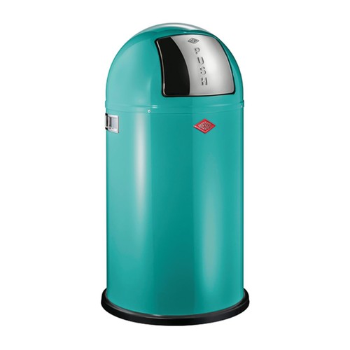 Pushboy dustbin teal - dustbin, in