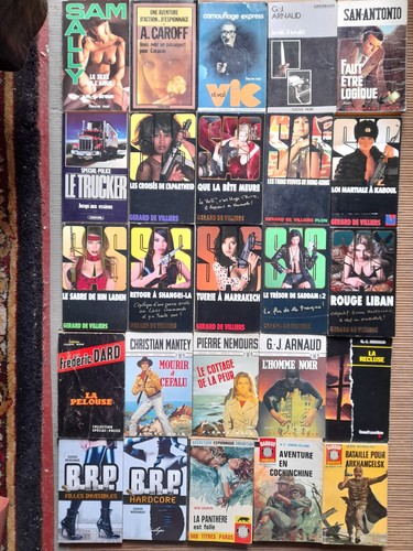Lot livres d espionnage - de,
