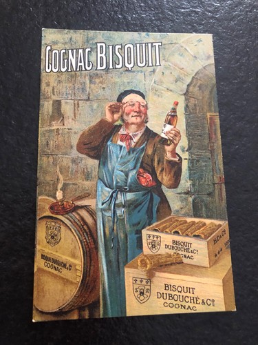 Cpa publicité cognac - publicité, bisquit