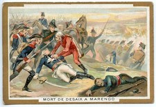  CHROMO /// MORT DE DESAIX A