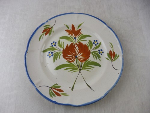 Ancienne assiette décor