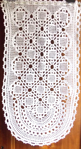 Rideau crochet fait main - rideau,