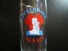 Verre biere LUTTERBACH Alsace