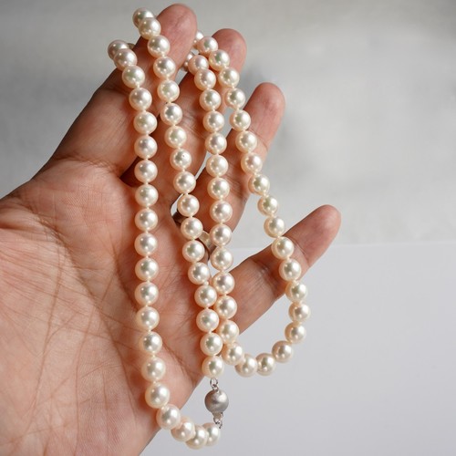 Collier rond perles - collier, de