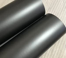 Gris Mat Chrome Film Vinyle
