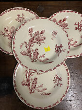 4 Assiette Creuse Gien Cactus