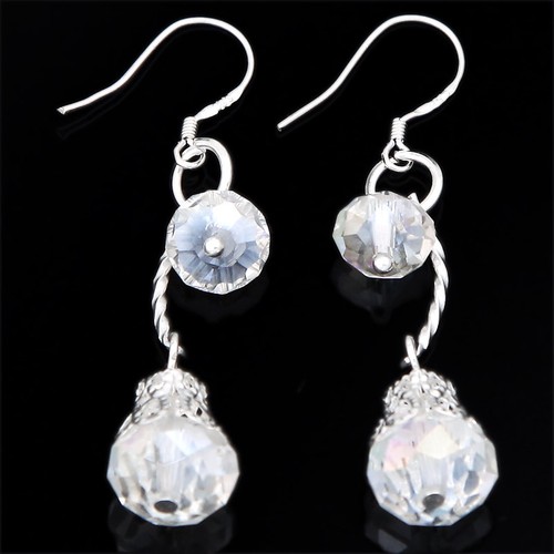 Boucle oreille cristal femme - boucle,