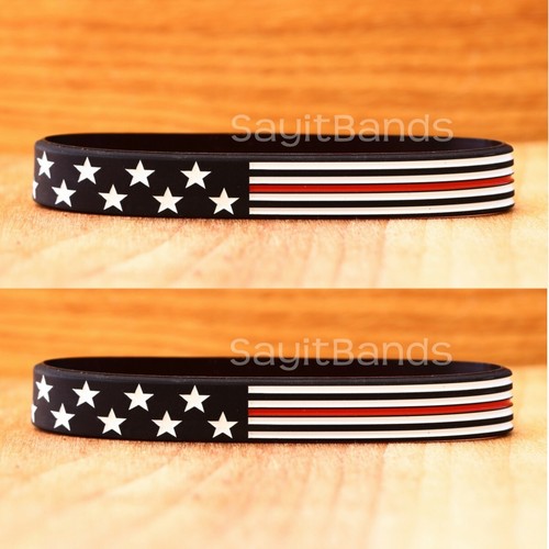 Two flag thin red line - thin,