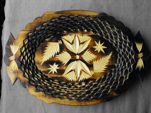 Ancienne assiette bois - ancienne,