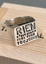 bague Serge Thoraval "Rien"