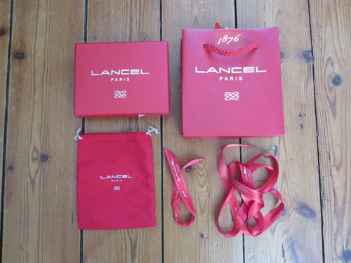 Lancel lot boîte coffret - lancel,