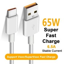 Cable USB 65W Fast Charge 6.5A