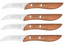 LOT DE 4 Couteau de Cuisine LA Fourmi  EPLUCHETTE Bois  code 2998