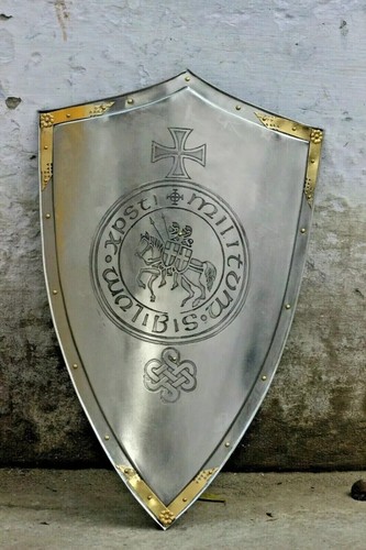 Bouclier combat laiton - en,