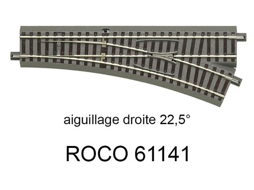 Roco aiguillage droite r - roco, à