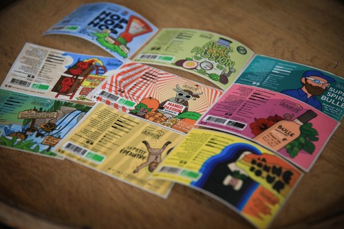 étiquettes bières - 9, de