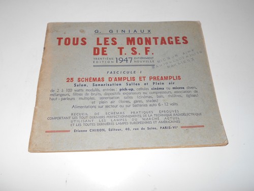 Tous les montages tsf - les, tsf-