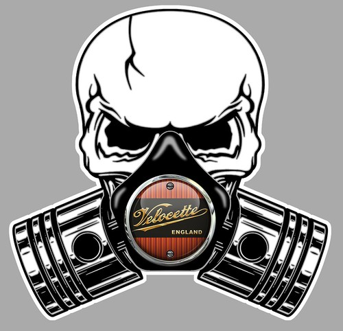 Velocette pistons skull - velocette,