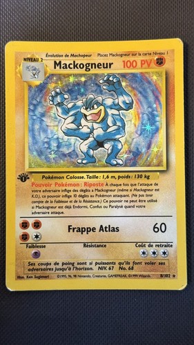 Carte pokémon mackogneur - carte,