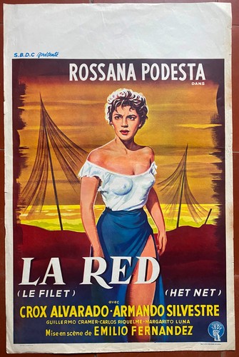 Affiche belge filet - affiche, red