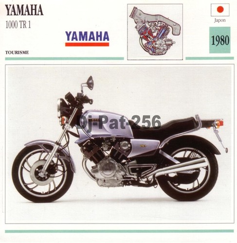 Fiche moto yamaha 1000 tr1 - fiche, :