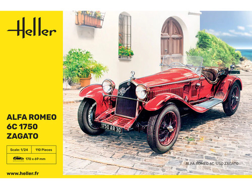 Heller alfa romeo 6c - alfa, 1750