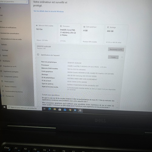 Ordinateur portable dell - ordinateur,