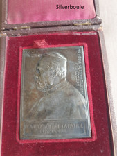 PLAQUETTE DU JUBILE DE Mr PASTEUR 27/12/1892.