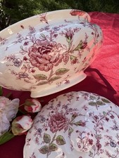 Soupière Johnson Bros ROSE