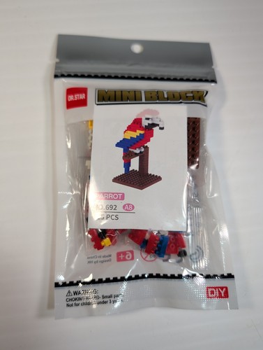 Star mini block parrot - star,