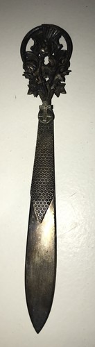 Ancien coupe papier - papier, chardon