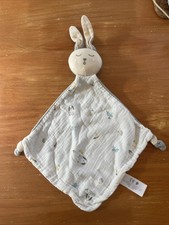 Doudou Plat Lange Lapin Blanc Bleu Gris Beige Chien Carotte Hérisson Simba Toys